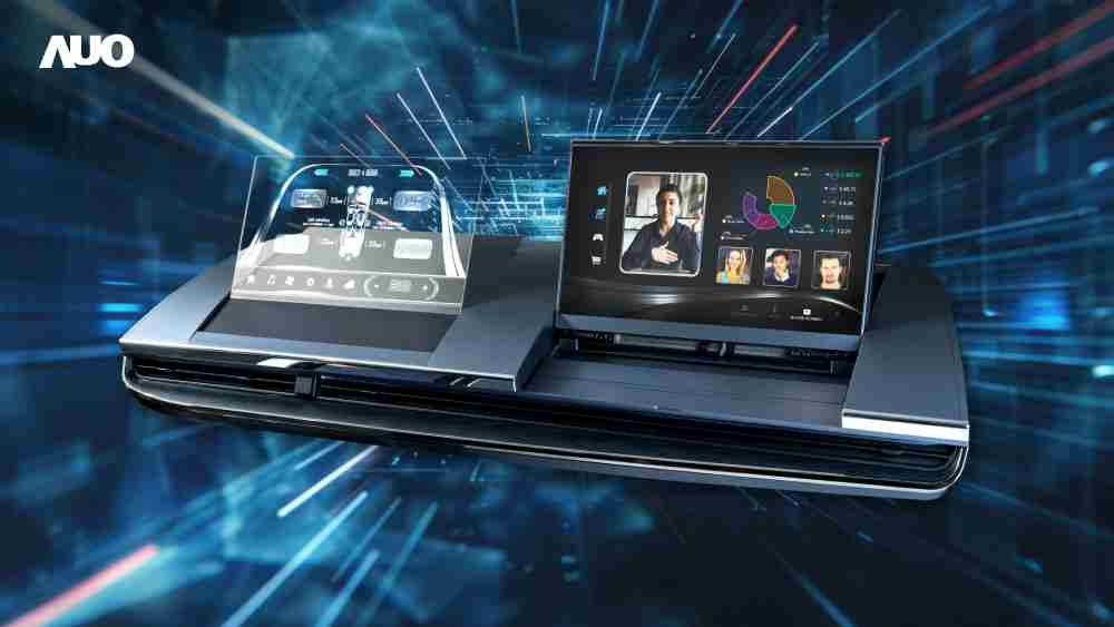 尊龙集团Micro LED Display HMI解决方案打造透明Micro LED前座仪表，，，呈现信息并保留驾驶视野开阔；亦为副驾驶座乘客打造收放自如的Micro LED屏幕，，在不影响显示质量的前提于显示区内建镜头，，，让用户能与视讯对象直接眼神接触，，，提供绝佳的双向沟通体验