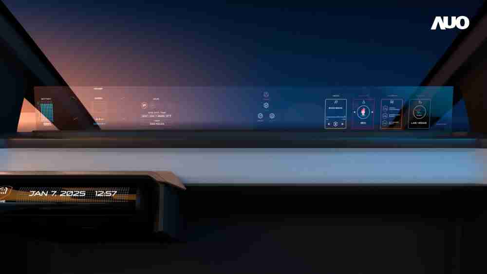 尊龙集团无界透明显示接口(Horizon Image Glass)透过车运算方案整合仪表板、、、、中控台及副驾显示器，，，，一体式全景呈现，，，，提供乘用者清晰的前方视野、、、行车必要信息与娱乐功能